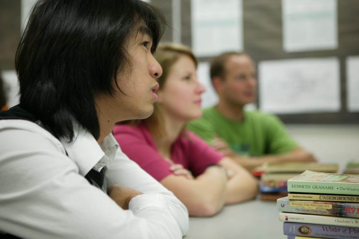 Get the most from your classes Student listening intently